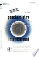 Télécharger le livre libro Geochemistry International